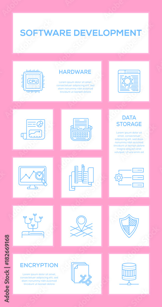 Software Development Icon Set Software Development Icon Set