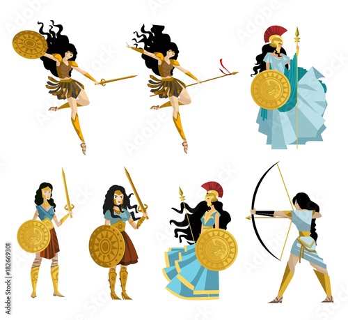 amazon greek women warriors collection