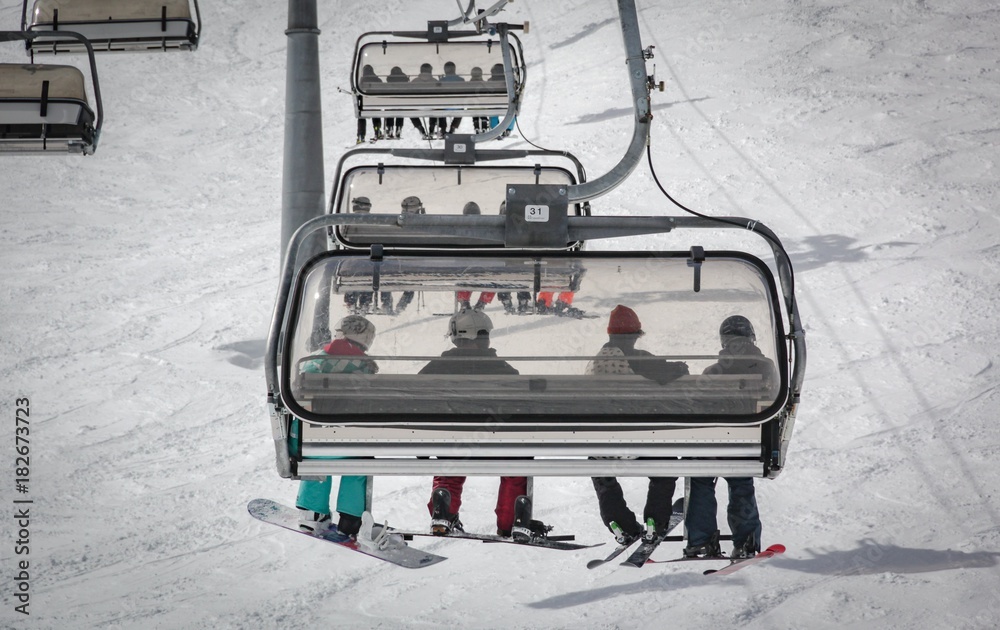 Lift in austrian ski resort