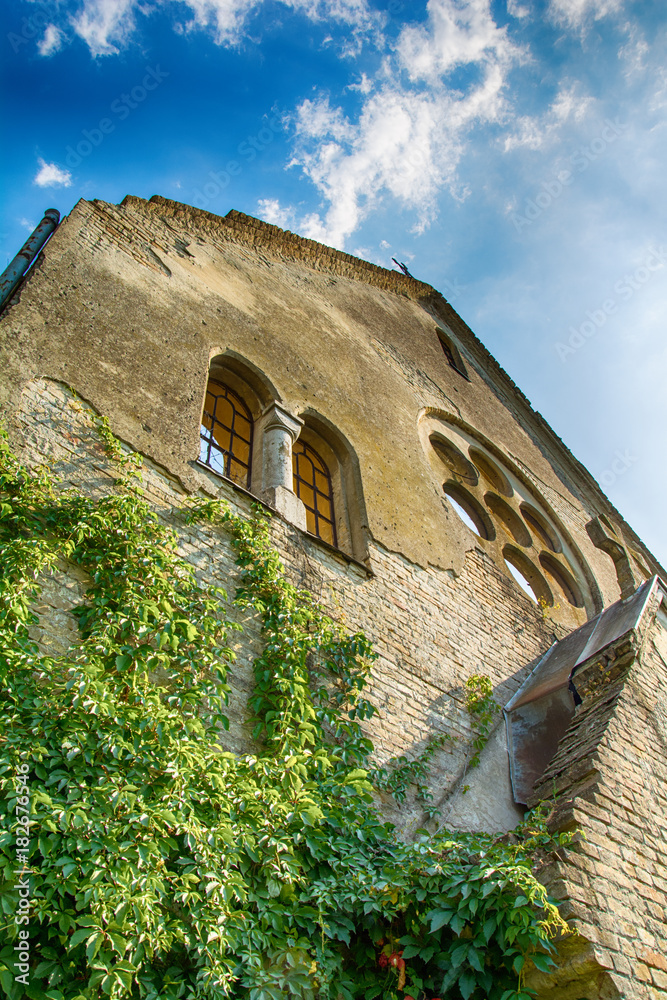 Naklejka premium Abandoned church in Banostor from Serbia