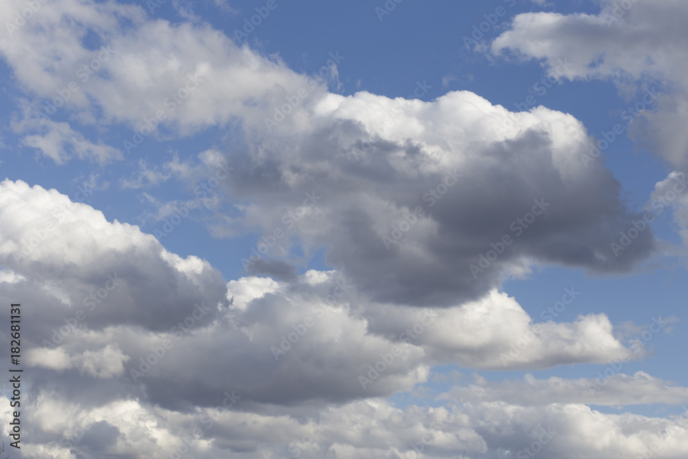 clouds on the blue sky clouds on the blue sky