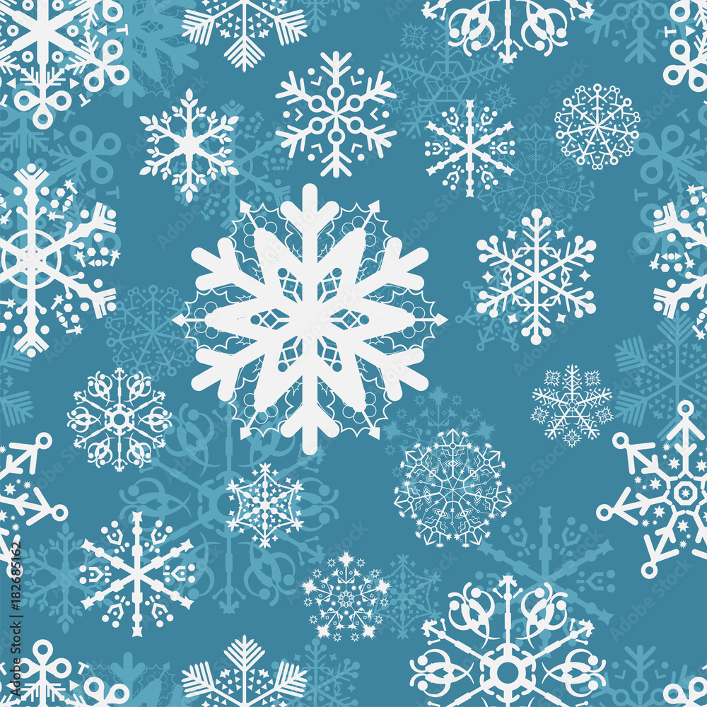 pattern background blue snowflakes pattern background blue snowflakes
