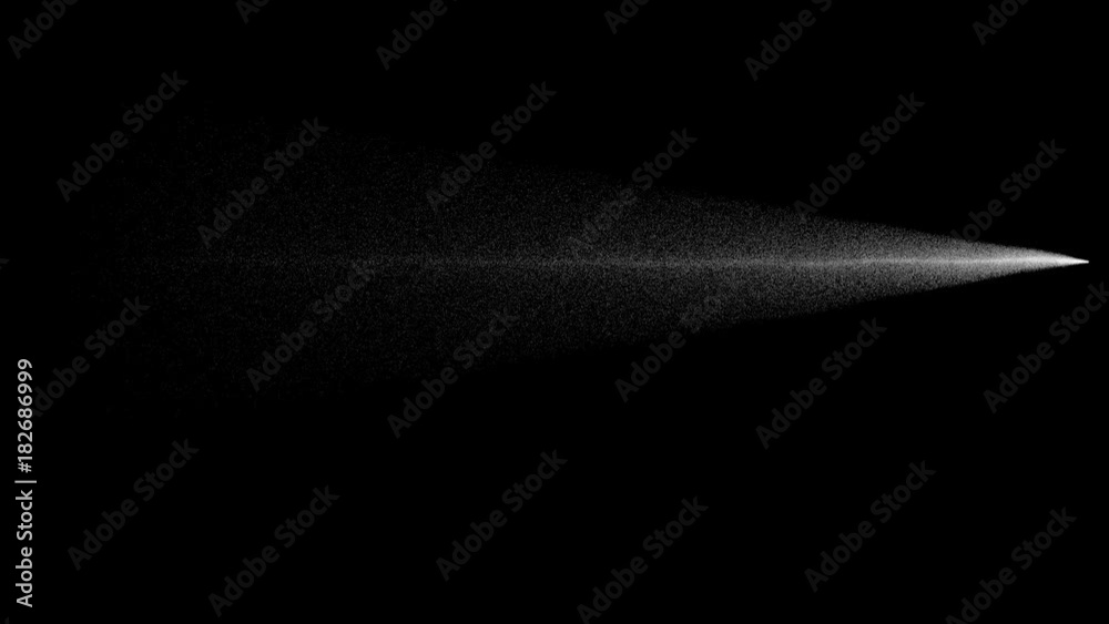 Spray drops on black, with Alpha Channel