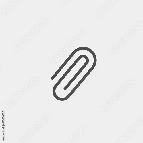 Clip flat vector icon © Ольга Мещерякова