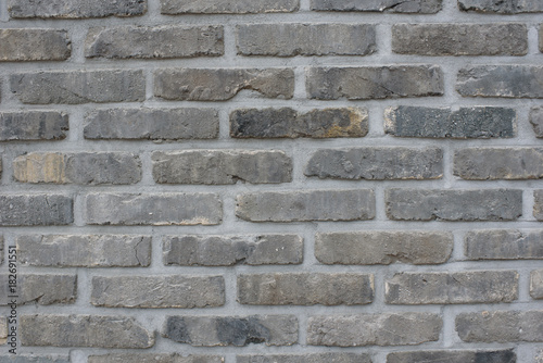 Brick gray wall. Background.