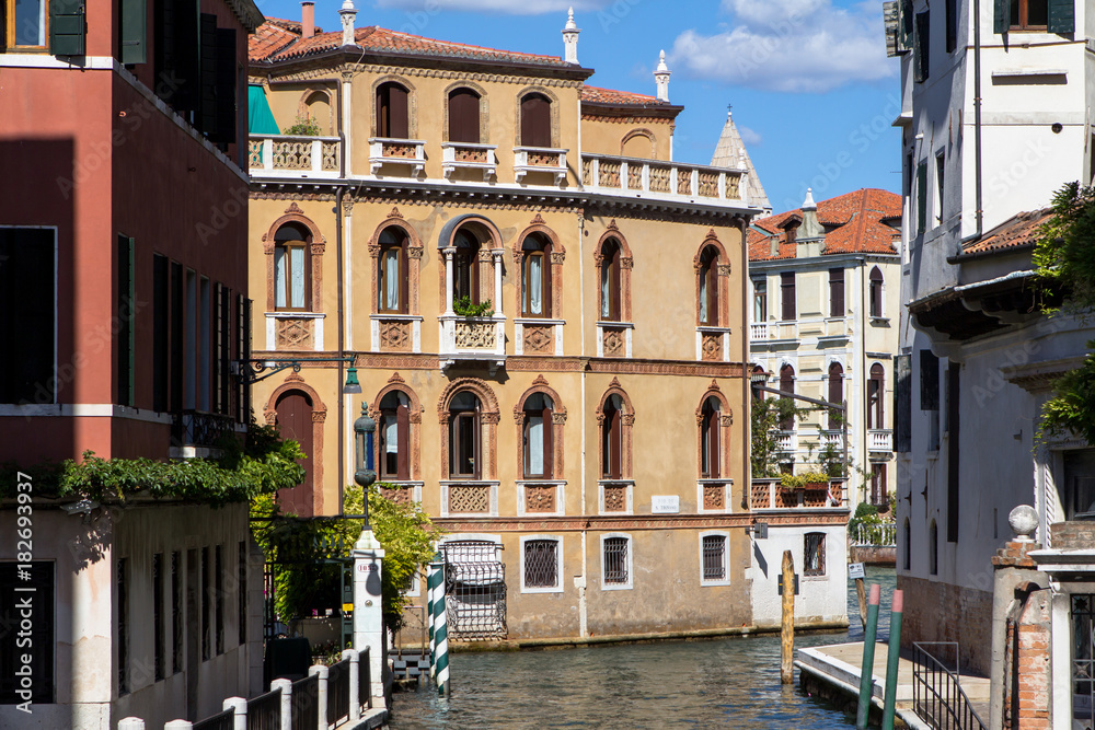 Small venetian canal, Venice, Italy