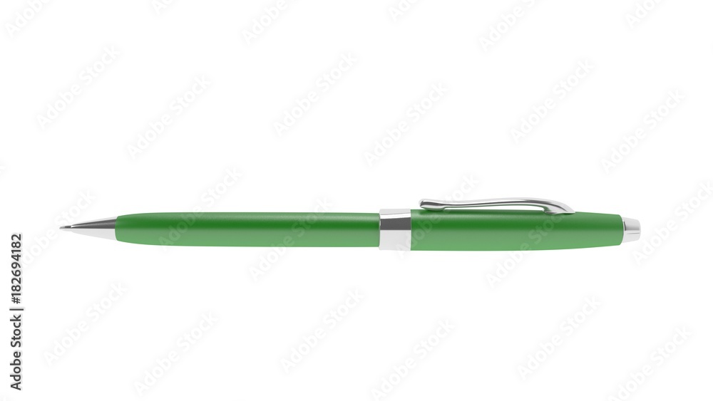 Green Pen (3D rendered) Green Pen (3D rendered)