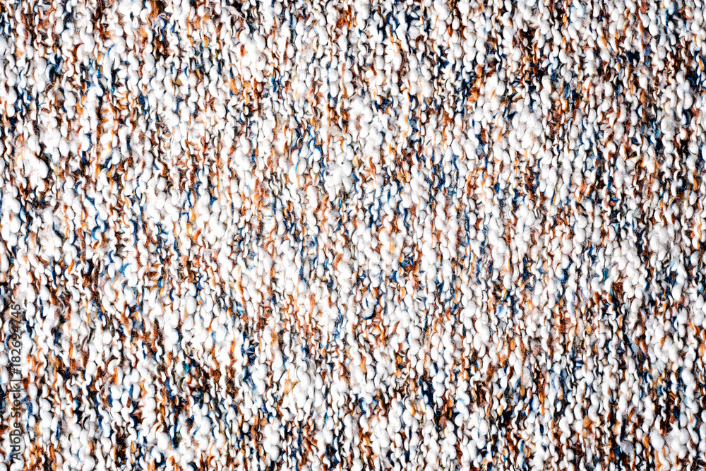 Fototapeta premium Rug Knitwear wool cloth carpet background knitted 
