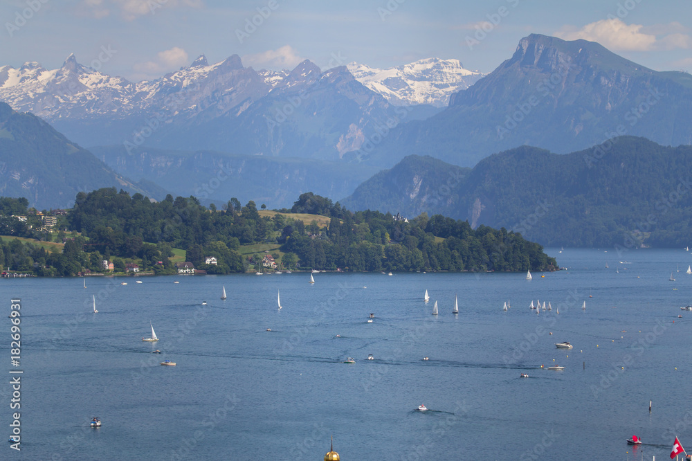 Lucerne lake, Switzerland