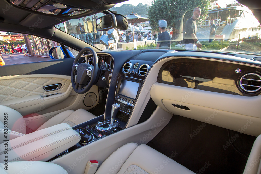 Totally new luxury supercar interior