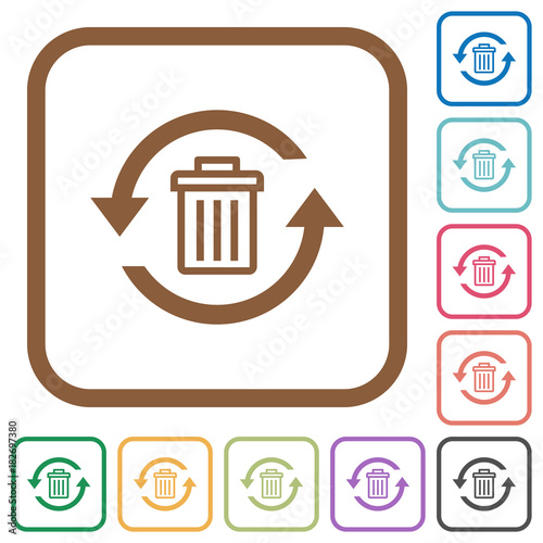 Undelete simple icons