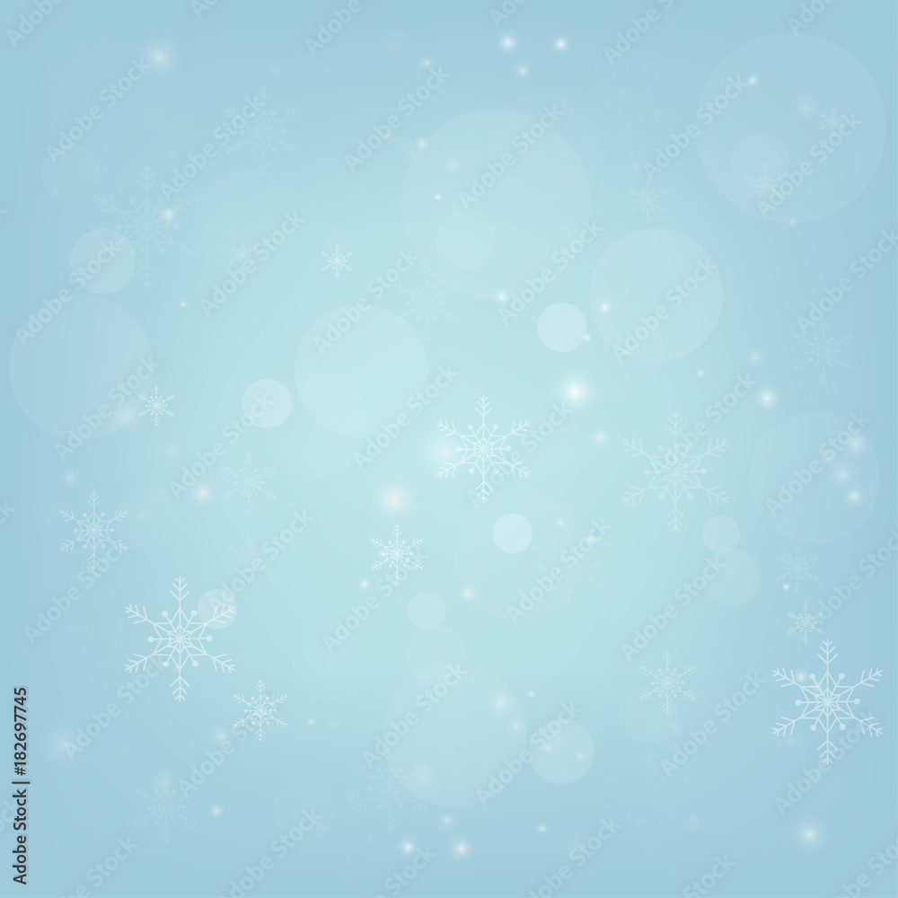 Abstract background. for Merry Christmas and white snow flakes.