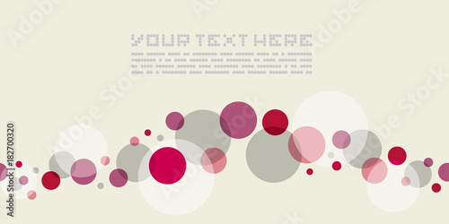 colorful circles banners.