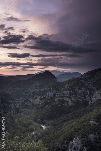 Fototapeta Naklejka Na Ścianę i Meble -  Monodendri  Ioannina Pindus Mountains