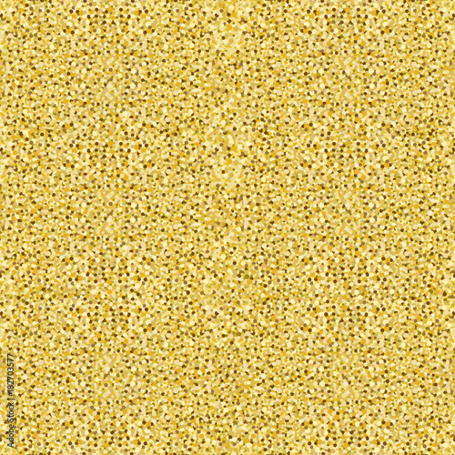 Gold shine glitter background. Sparkle texture for card, poster, banner. Vector illustration