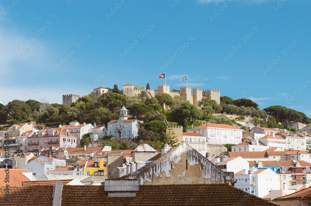 Castle of St. George in Lisbon, Portugal.