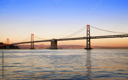  Oakland Bay Bridge in the evening, San Francisco