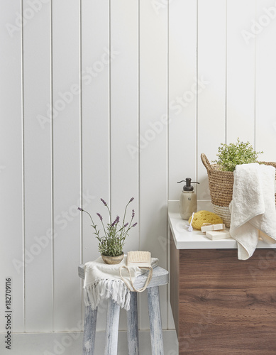 modern bathroom interior decoration © UnitedPhotoStudio
