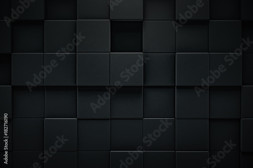 Abstract blocks background. Grunge surface, 3d rendering