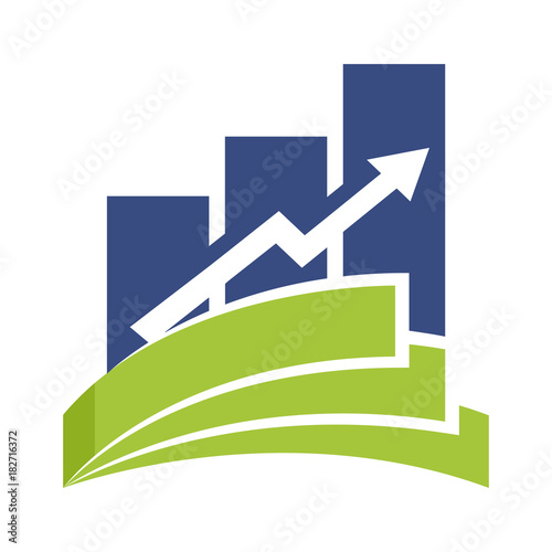 icon logo for bookkeeping services for financial business investment