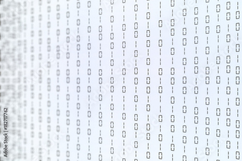 Technology Abstract digital information background. Binair code futuristic Hi-tech concept.