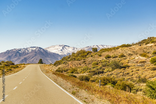 Patagonia highway at san carlos de bariloche, Neuquen, Argentina