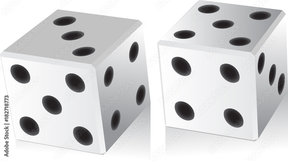 Backgammon dice Backgammon dice