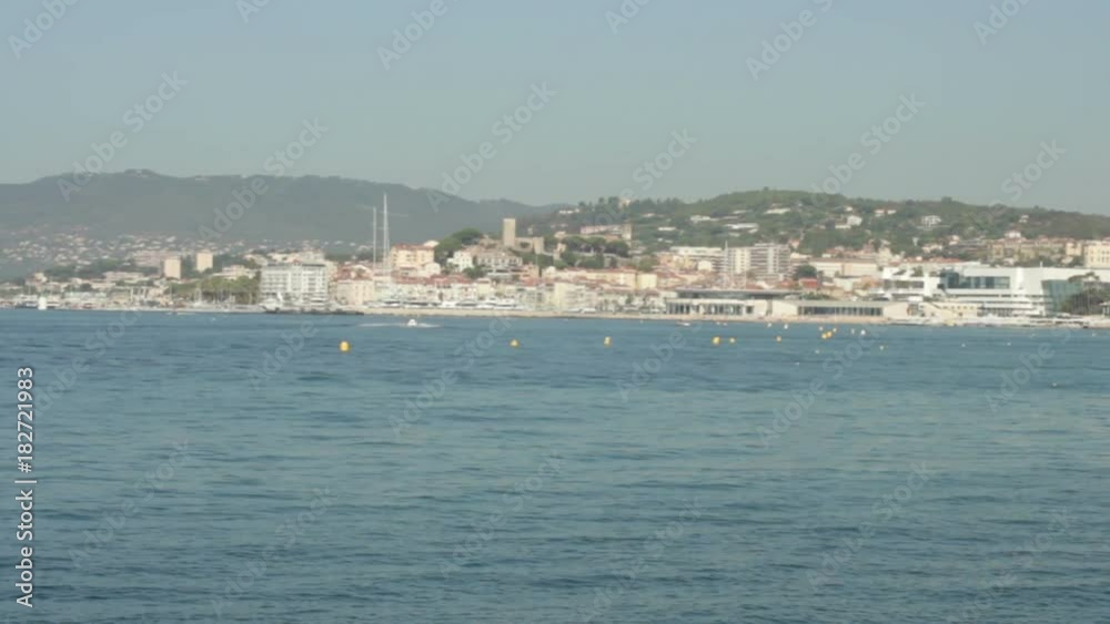 View Of The Beach In Cannes View Of The Beach In Cannes