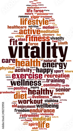 Vitality word cloud
