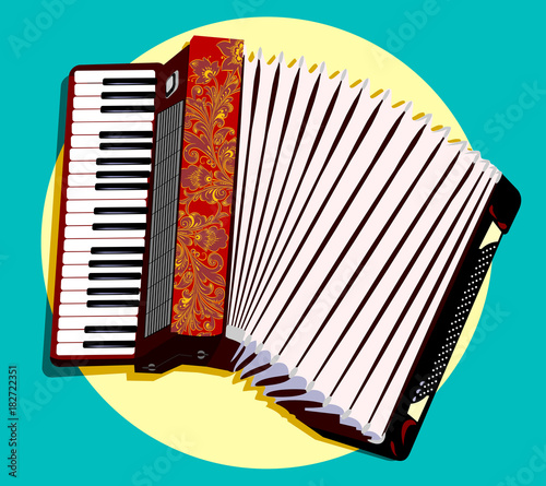 French folk instrument accordion
