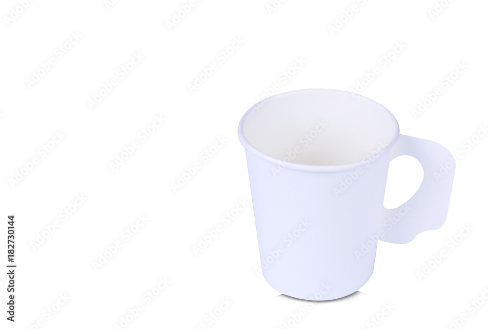 paper cup isolated on white background paper cup isolated on white background