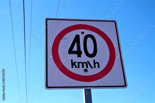 Wallpaper Mural Speed Limit Signaling Torontodigital.ca