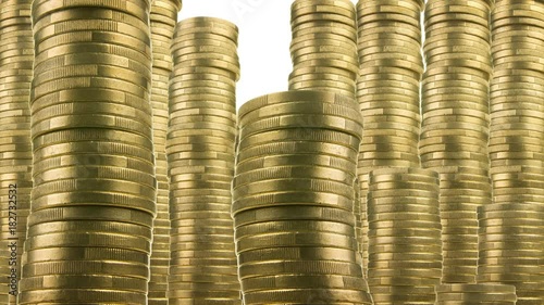 Coin stacks fill whole screen (version 02)