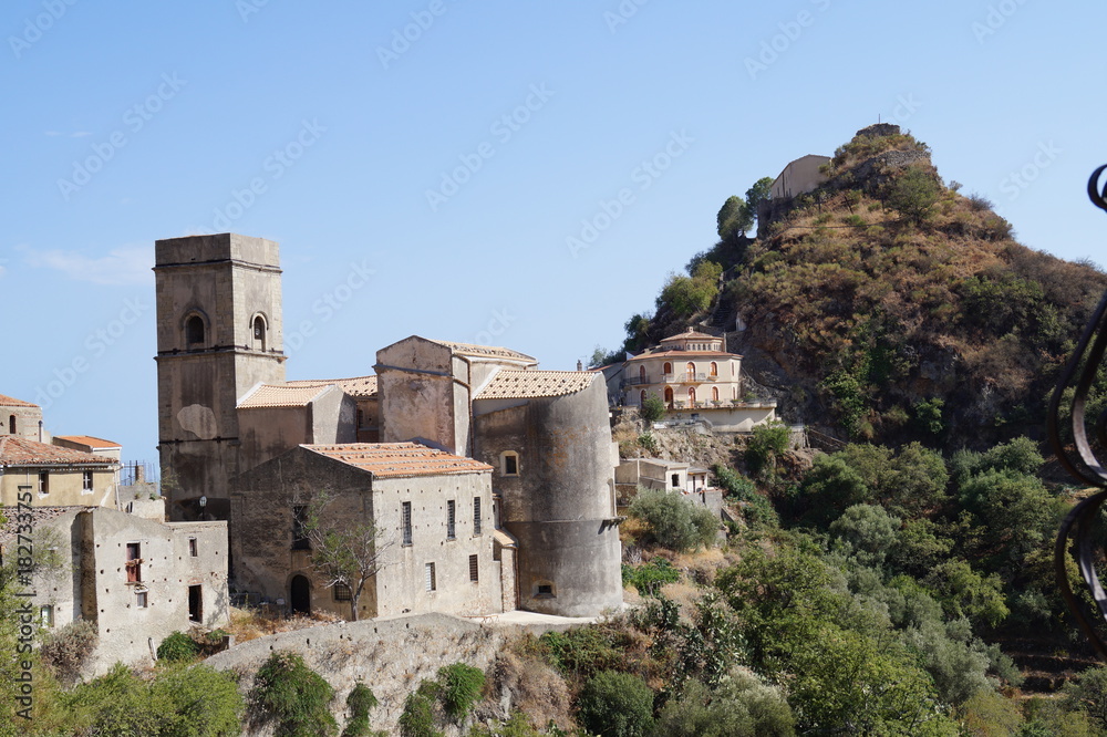 Sicily. Italy. The medieval castle.