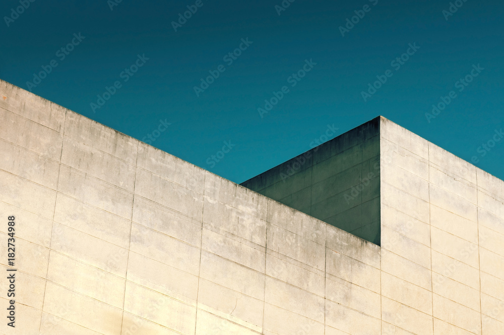 Abstract architecture. Close up of a building facade Abstract architecture. Close up of a building facade