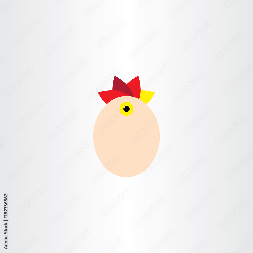 Obraz premium chicken egg vector element icon symbol sign