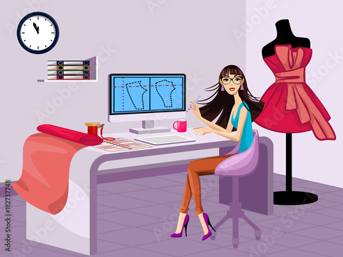 Modern fashion designer