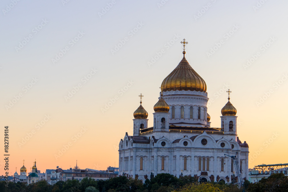 The Cathedral of Christ the Savior in Moscow Russia.