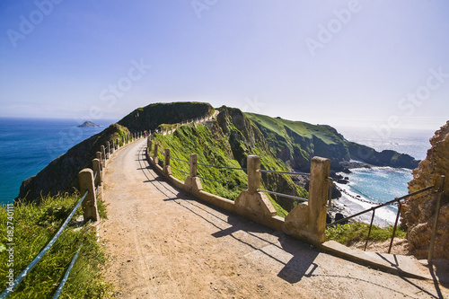 Landschaft auf der Insel Sark, Kanalinseln, Großbritannien