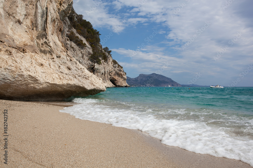 Beautiful beach at Cala Luna, Sardinia, Italy