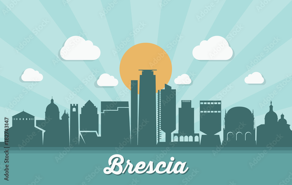 Brescia skyline - Italy