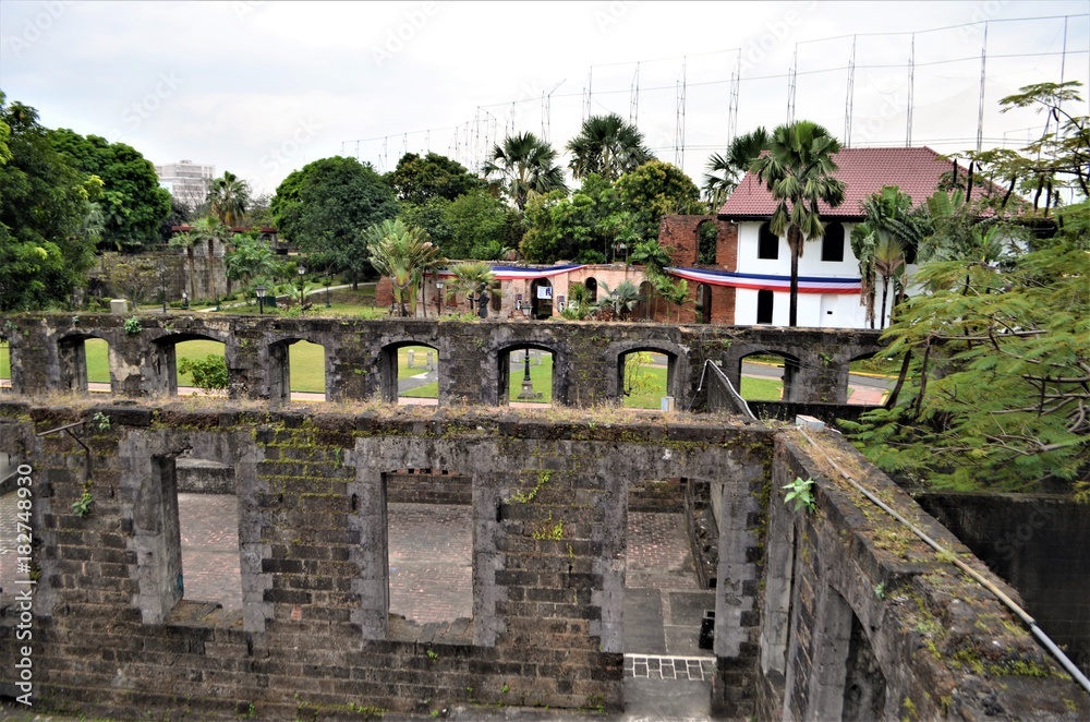 Built in 1571, Fort Santiago is one of the oldest fortifications in Manila, Philippines.  It is located in the fortified city of Intramuros and one of the attractions around the City of Manila.