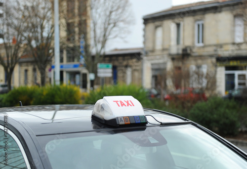 Taxi in Bordeaux, France