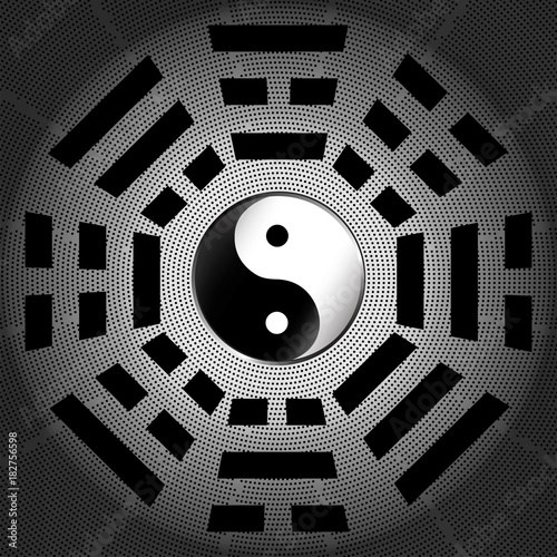 Tai chi and bagua symbol.