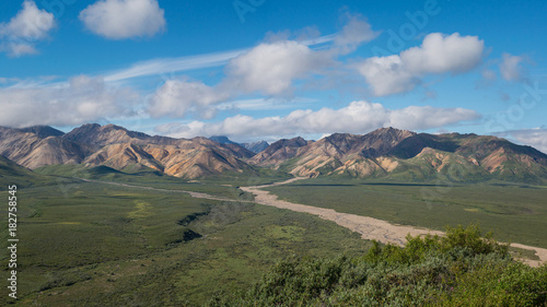 Stony Hill Overlook in Alaska at Denali National Park 
