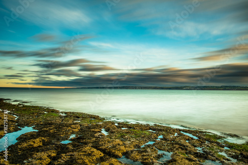 Sunset Filey Brigg  photo