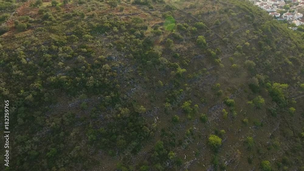 Aerial. Video from the sky of the village of Alte, park Fontes. Loule Algarve Aerial. Video from the sky of the village of Alte, park Fontes. Loule Algarve
