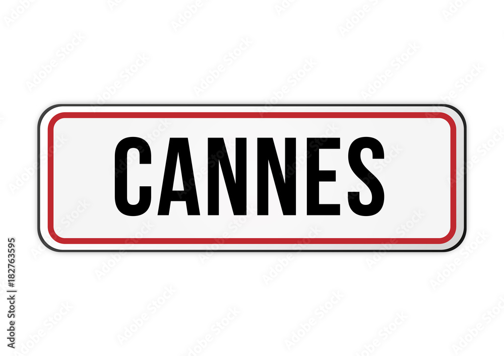 Panneau entrée ville Cannes Panneau entrée ville Cannes