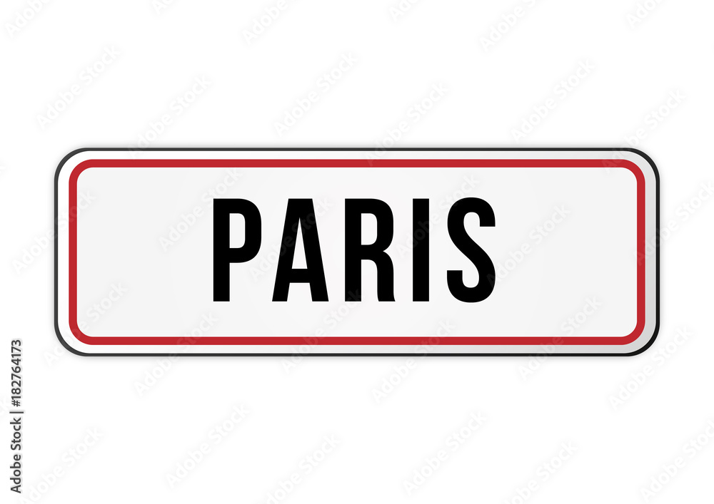 Panneau signalisation entrée ville Paris Panneau signalisation entrée ville Paris