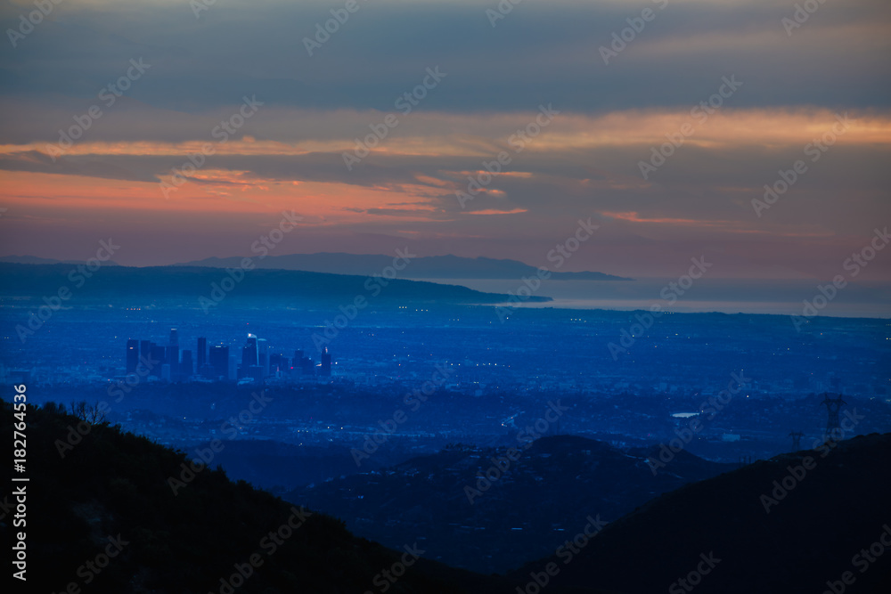 Fototapeta premium Los Angeles Sunset